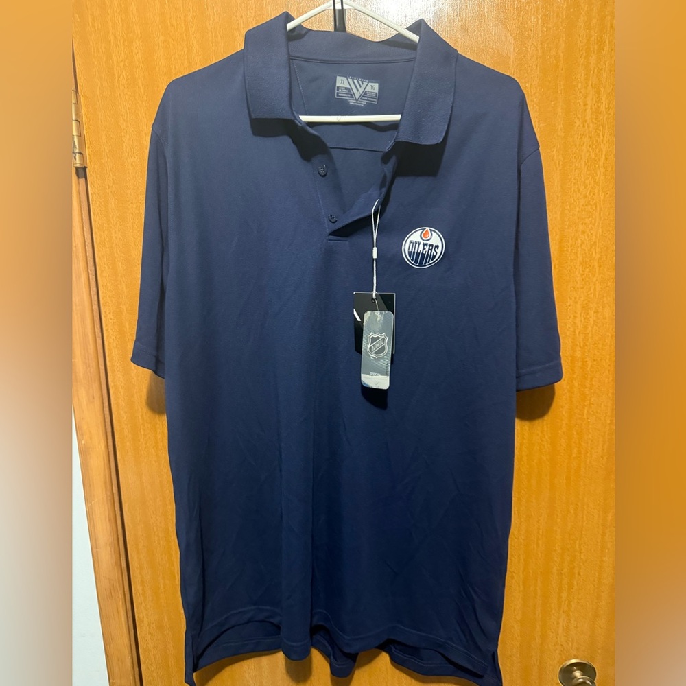 Level wear Navy Blue oilers  Shirt